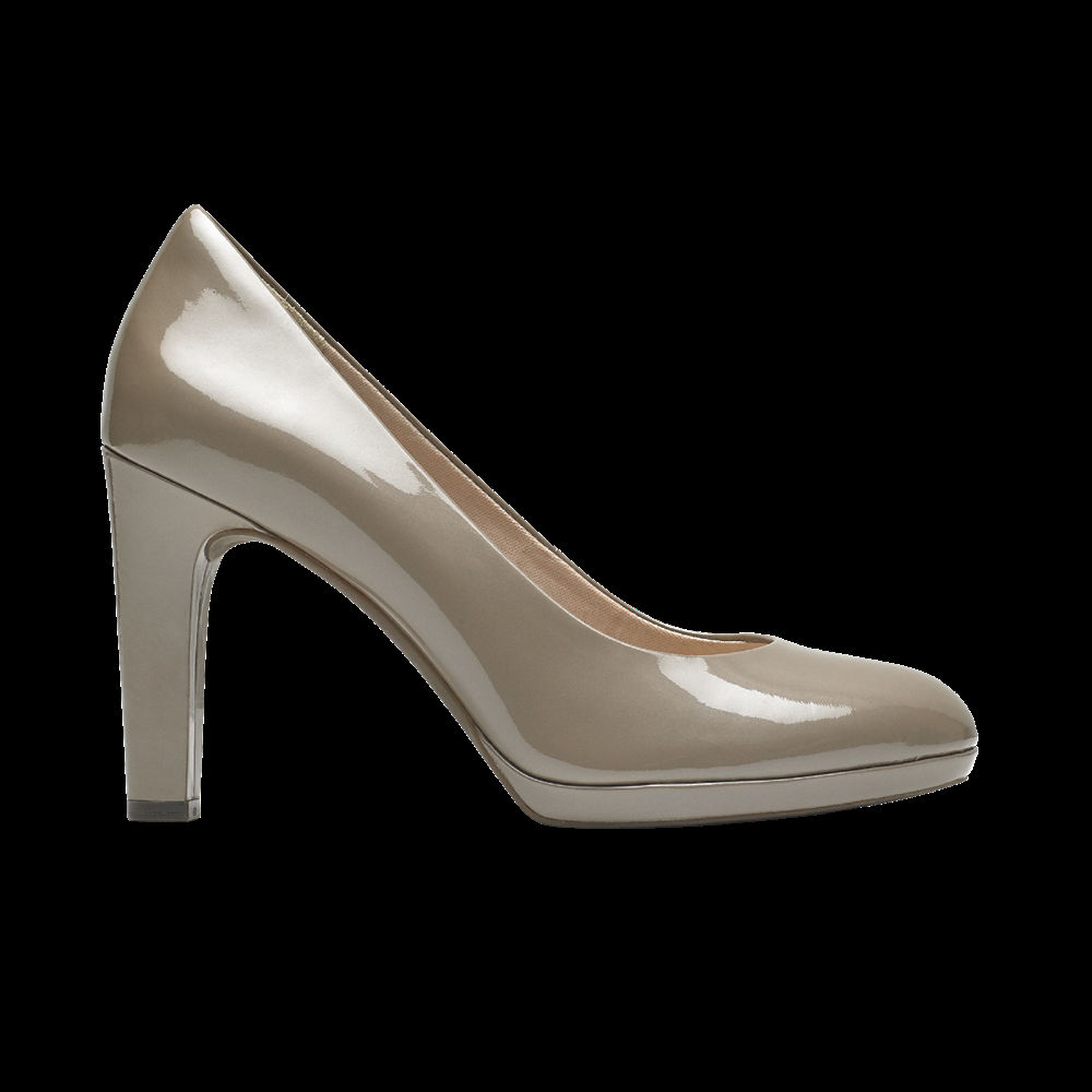 Zapatos De Tacones Rockport Mujer Mexico - Seven To 7 Ally Plain Grises - XSFBD5789